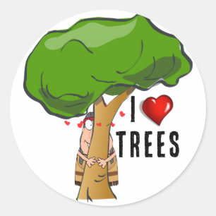 Sticker Rond Jour de l'arbre