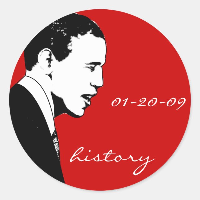 Sticker Rond Jour de l'investiture (Devant)