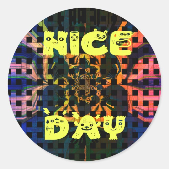 Sticker Rond Jour de Nice (Devant)