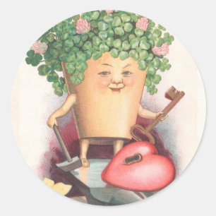 Sticker Rond Jour de Saint Patrick