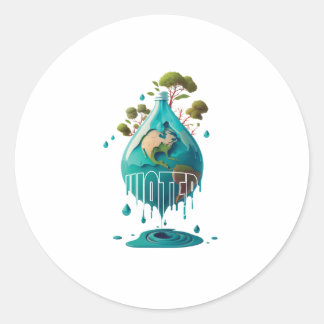 Sticker Rond jour d'eau