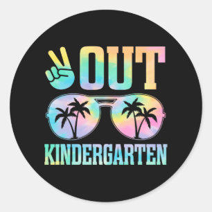 Sticker Rond Jour Dernier De L'École De La Maternité Gif