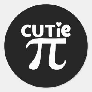 Sticker Rond Jour des Maths Jour des mignons Jour des maths Ens