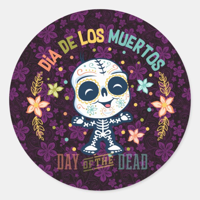 Sticker Rond jour des morts (Devant)