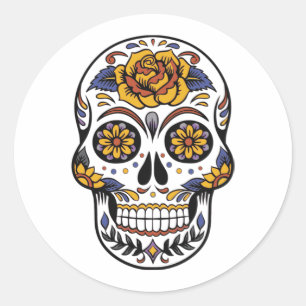 Sticker Rond Jour Des Morts