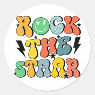 Sticker Rond Jour d'essai de la chemise Rocher L'équipe d'essai