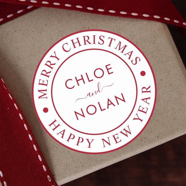 Sticker Rond Jour férié de Noël (Créateur téléchargé)