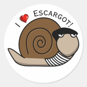 Sticker Rond Jour national de l'Escargot