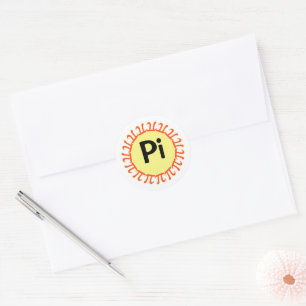 Sticker Rond Jour Pi