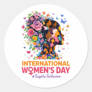 Sticker Rond Journée internationale des femmes