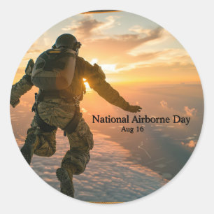 Sticker Rond Journée nationale de l'aviation