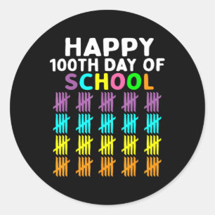 Sticker Rond Journées De L'Étudiant D'École Hommes Femmes Enfan
