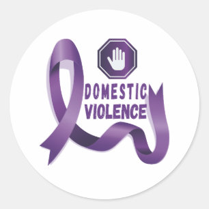 Sticker Rond Journées de sensibilisation à la violence domestiq