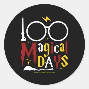 Sticker Rond Jours De Mal Géré Enseignants Enfants 100 Magique