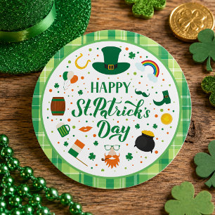Sticker Rond Joyeuse fête de la Saint-Patrick