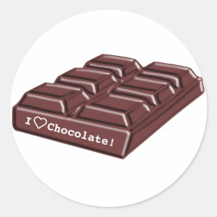 Sticker Rond Joyeuse Journée du chocolat !