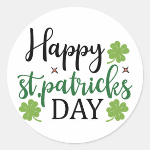 Sticker Rond Joyeuse St Patrick’s Day