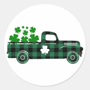 Sticker Rond Joyeuse St. Patrick’s Day - Célébrez l’Émir irland