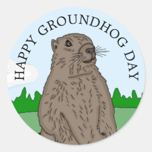 Sticker Rond Joyeux anniversaire