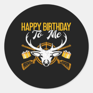 Sticker Rond Joyeux Anniversaire Pour Moi Drôle Anniversaire De