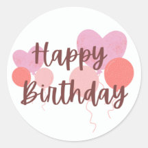 Joyeux Anniversaire rose
