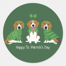Joyeux chien Beagle Jour de la Saint Patrick
