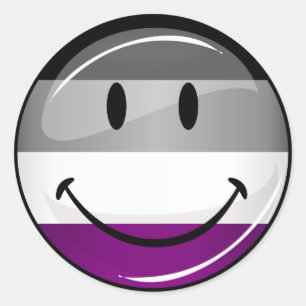 Sticker Rond Joyeux drapeau sexuel rond