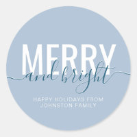 Joyeux et lumineux Noël vacances bleu poussiéreux