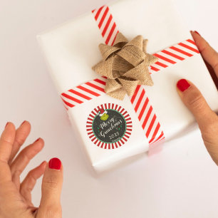 Sticker Rond Joyeux Grinchmas   Grinch Holiday Party