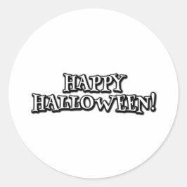 Sticker Rond Joyeux Halloween