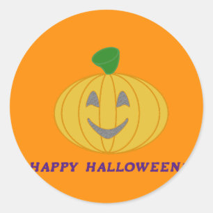 Sticker Rond Joyeux Halloween