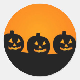 Sticker Rond Joyeux Halloween