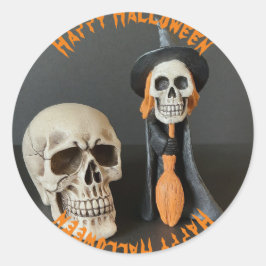 Sticker Rond Joyeux Halloween