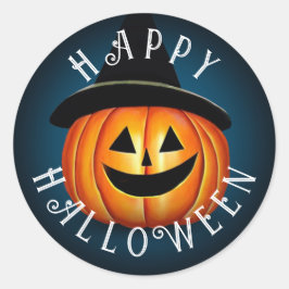 Sticker Rond Joyeux Halloween