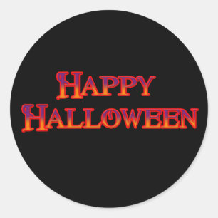 Sticker Rond Joyeux Halloween