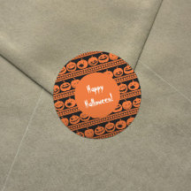 Joyeux Halloween Orange Citrouille Jack-o'-lantern