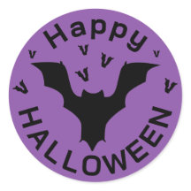 joyeux halloween violet