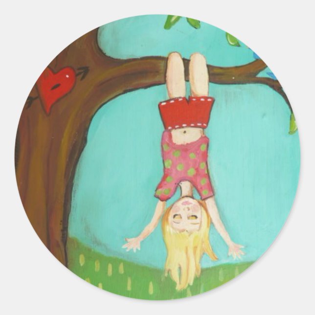 Sticker Rond Joyeux Jour (Devant)