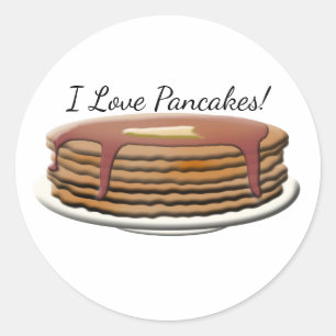 Sticker Rond Joyeux Jour des Crêpes