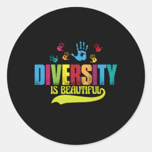 Sticker Rond Joyeux Mois De Fierté Arc-en-ciel Drapeau Pour Fiè