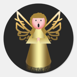 Sticker Rond Joyeux Noël