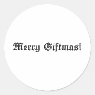 Sticker Rond Joyeux Noël !