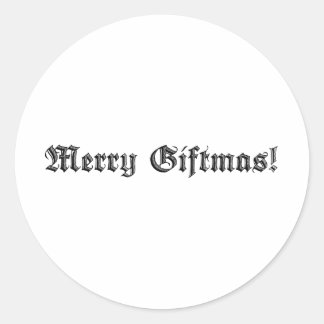 Sticker Rond Joyeux Noël !