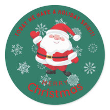 Joyeux Noël avec Cute Santa Personnalisé