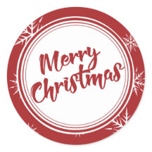 Joyeux Noël simple rouge