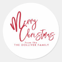 Joyeux Noël | Typographie rouge
