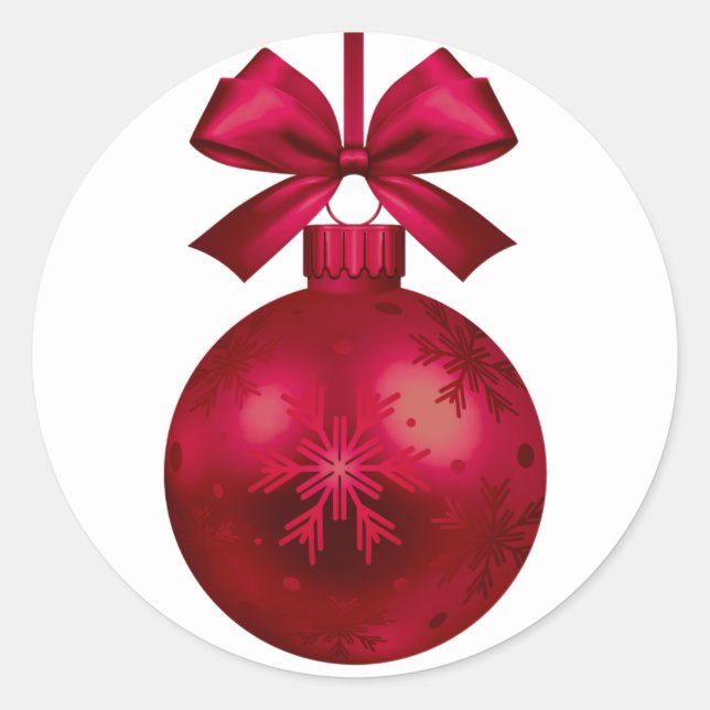 Sticker Rond joyeux nouvel an 2022 ornament classique rond auto (Devant)