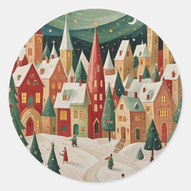Sticker Rond Jubilé de Jingle Bell (Devant)