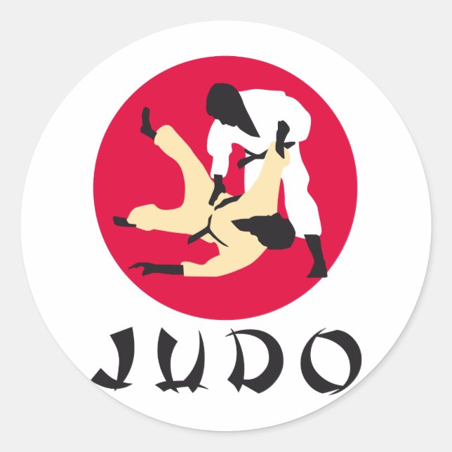 Sticker Rond Judo (Devant)