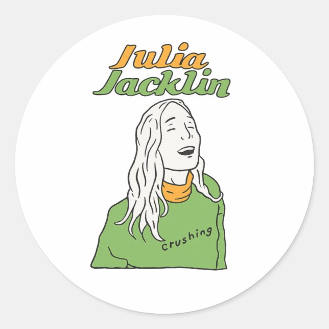 Sticker Rond Julia Jacklin (Devant)